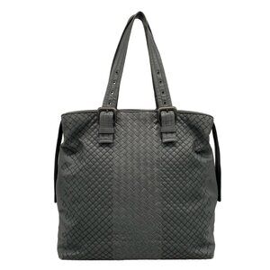 BOTTEGA VENETA Intreccio Aurelio - Dark Gray Leather B********* Business Bag